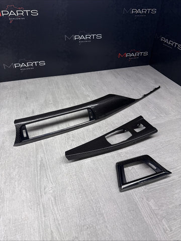 15-20 BMW F83 M4 Convertible Dash Center Console Carbon Fiber Interior Trim OEM