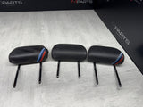 BMW G80 M3 21-25 JAHRE Edition Rear Seat Headrest Leather Black