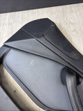 96-02 BMW Z3M Front Right Passenger Door Card Panel Cover Leather Black / Grey