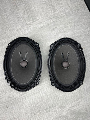00-06 BMW E46 325CI 330CI REAR HARMAN KARDON SUBS SUBWOOFER SPEAKERS OEM PAIR