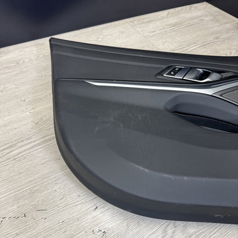 21-24 BMW G20 G80 M3 Front Left Driver Door Card Panel Cover Trim *Damage*