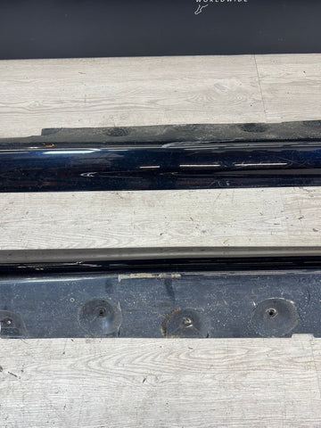 01-06 BMW E46 M3 Rocker Panel Side Skirts OEM Carbon Black