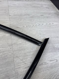 06-11 BMW E90 M3 Sedan High Gloss Shadowline Trim Moldings Rain Gutters Pair