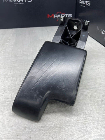 01-06 BMW E46 M3 Center Console Armrest Arm Rest Black Leather