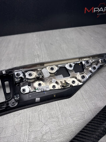 15-20 BMW F83 M4 Convertible Dash Center Console Carbon Fiber Interior Trim OEM