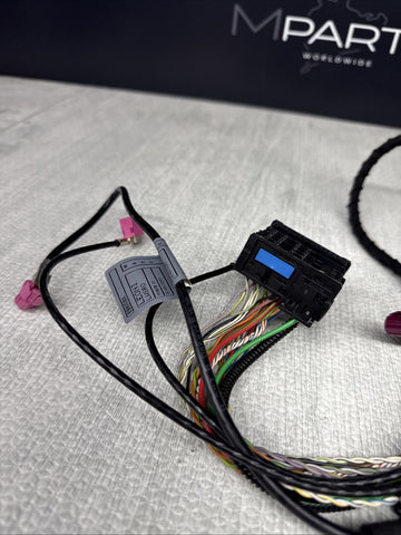 BMW OEM GENUINE E90 E92 E93 M3 RADIO WIRING HARNESS PIGTAIL PLUG WIRES