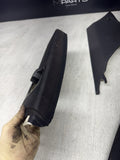 08-13 BMW E92 M3 OEM ABC PILLAR PILLARS BLACK PAIR SET *NOTES*