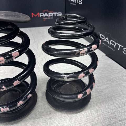 01-06 BMW E46 M3 Coupe Rear Axle Coils Springs Pair Pink Markings