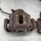 01-06 E46 M3 Front Brake Calipers Left Right Pair Set Original *Rusty*