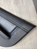 96-02 BMW Z3M Front Right Passenger Door Card Panel Cover Leather Black / Grey