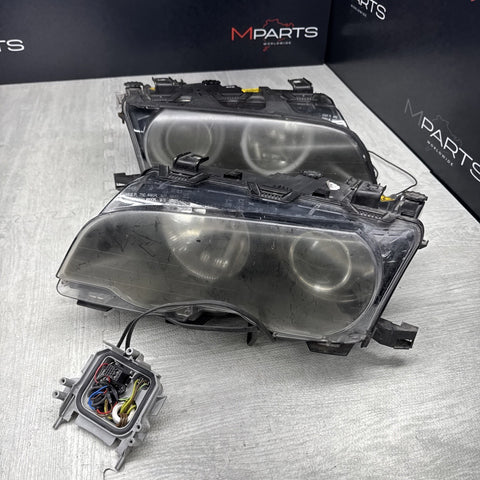 02-06 BMW E46 M3 ORIGINAL Bi Xenon Headlights Stock *Notes*
