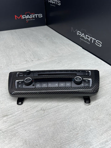15-20 BMW F80 F82 F83 M3 M4 HVAC Climate Control Audio Radio Carbon Fiber Cover