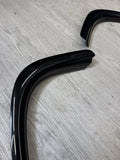 06-11 BMW E90 M3 Sedan High Gloss Shadowline Trim Moldings Rain Gutters Pair