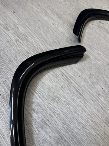 06-11 BMW E90 M3 Sedan High Gloss Shadowline Trim Moldings Rain Gutters Pair