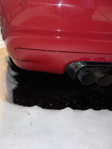 NEW 01-06 BMW E46 M3 Rear Bumper Diffuser CSL Style 2x2 Carbon Fiber Perfect Fit