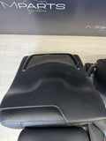 01-06 BMW E46 M3 Convertible Interior Front Non Heated Seats Black