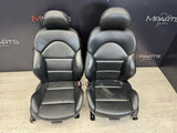 01-06 BMW E46 M3 Coupe Interior Front Seats Black Not heated