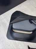 96-02 BMW Z3M Front Right Passenger Door Card Panel Cover Leather Black / Grey