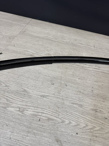 06-11 BMW E90 M3 Sedan High Gloss Shadowline Trim Moldings Rain Gutters Pair