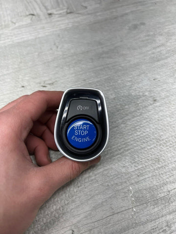 BMW Start Stop Switch Blue Button Cover Cap F22 F87 F23 F30 F80 F31 F82 F33 F83