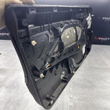 01-06 BMW E46 M3 PASSENGER RIGHT SIDE DOOR PANEL CARD BLACK OEM