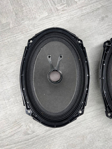 00-06 BMW E46 325CI 330CI REAR HARMAN KARDON SUBS SUBWOOFER SPEAKERS OEM PAIR