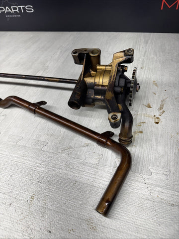 01-06 BMW E46 M3 S54 Engine Oil Pump + Pick Up Tubes