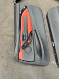 15-20 BMW F82 M4 Sakhir Orange Interior Door Cards Door Panels