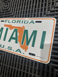 MIAMI Florida Aluminum License Plate NEW Not For Official Use