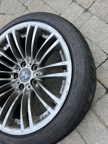 OEM BMW E90 E92 E93 M3 18x8.5 Style 219M Wheel Rim 18" BBS Front 2283550 1 Crack
