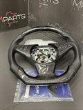 LED Performance Steering Wheel Tri Stitch BMW E60 E63 E64 M5 M6 Carbon Fiber