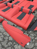 21-24 BMW G82 M4 Coupe Front & Back Seats Cushion Fiona Red Leather