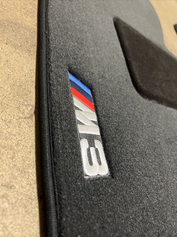 Genuine 01-06 BMW E46 M3 Coupe Carpets Floor Mats Black Front & Rear NEW