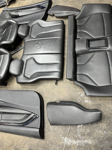 15-20 BMW F82 M4 Coupe Front & Back Seats Cushion Black Leather