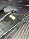 BMW E46 M3 01-06 Rear Seat Back Cushion Black Leather Backrest Bolsters Coupe