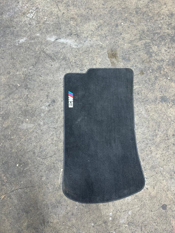 Genuine 01-06 BMW E46 M3 Carpets Floor Mats Black Front Passenger