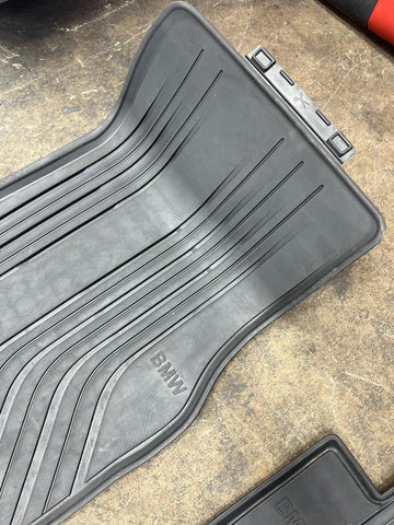 15-18 BMW F80 M3 Sedan Front & Rear All Weather Floor Mats