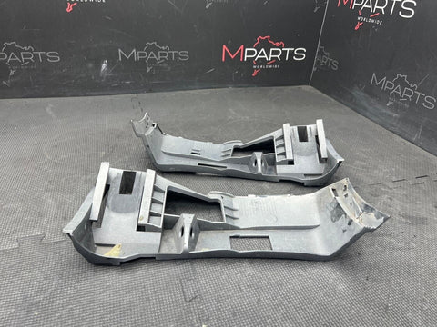 01-06 BMW E46 M3 FRONT BUMPER COVERS GUARDS BRACKETS PAIR 2695247 2695248