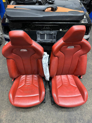 15-18 BMW F80 M3 Front Seats Sahkir Orange