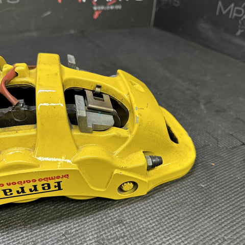 2019 Ferrari 488 Spider Original Yellow Brake Caliper Brembo Front Right