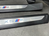 14-18 BMW F15 X5 F85 X5M DOOR SILLS KICK PLATE 7284577