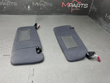 01-06 BMW E46 M3 Coupe Left Right Sunvisors Sun Visors Black Pair