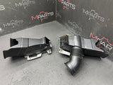 BMW E46 M3 OEM (2001-2006) BRAKE AIR INLET DUCTS + BRACKETS PAIR NO BROKEN TABS