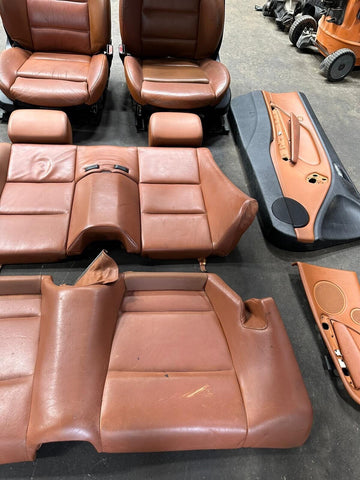 01-06 BMW E46 M3 Convertible Complete Interior Seats & Panels Cinnamon