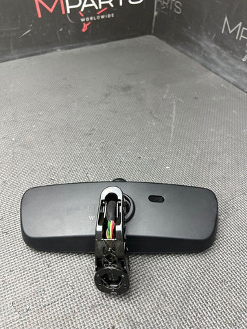 01-06 BMW E46 M3 Rearview Rear View Mirror Homelink SOS *Liquid Damage*