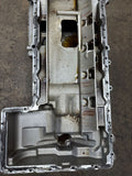 06-10 BMW E60 E63 E64 M5 M6 S85 V10 Engine Oil Pan Aluminum 2 Drain Plugs