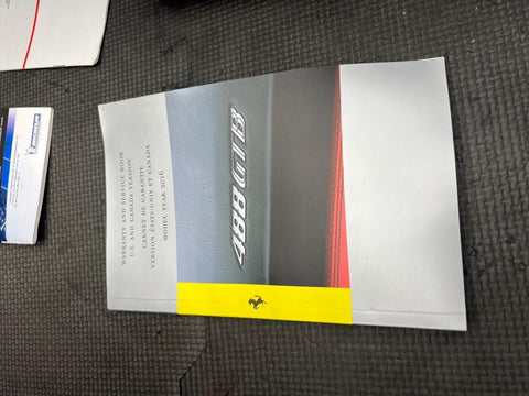 15-19 Ferrari 488 Owners Manual Book Books Set OEM