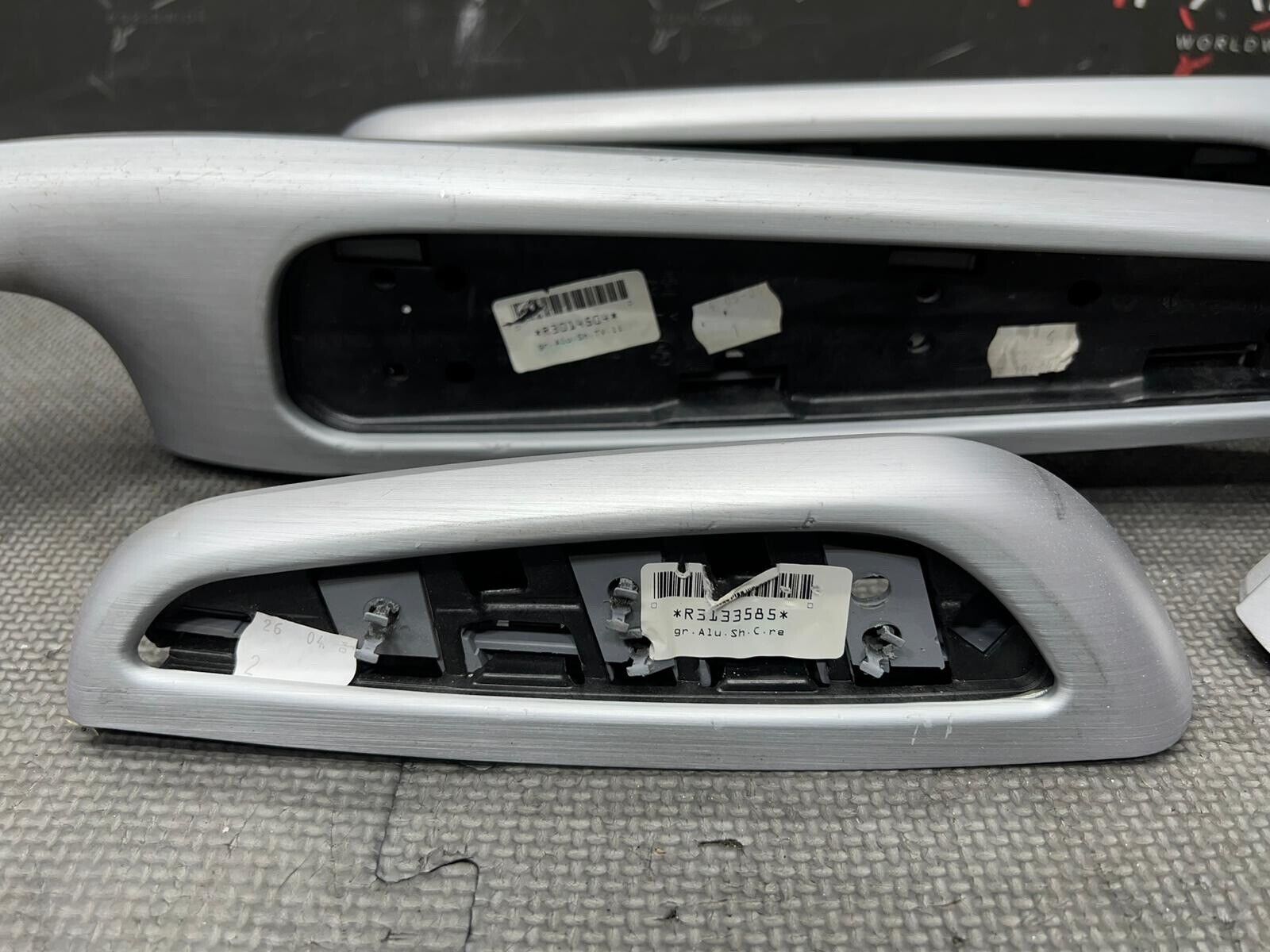 01-06 BMW E46 M3 Convertible Interior Trim Set Brushed Aluminum 8pc Co