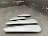 01-06 BMW E46 M3 Convertible Arm Rest Pads Front & Rear Left Right Grey Gray