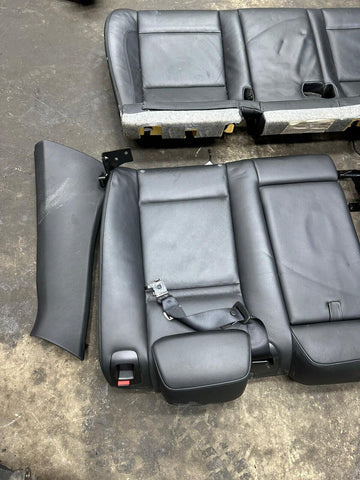 08-14 BMW E71 X6M Rear Seats Backrests Bolsters Bench Black